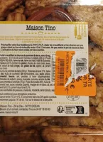 Poulet croustillant et churros de pommes de terre, sauce brave