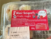 Mini beignets fruits rouges