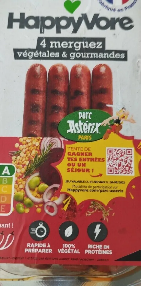 4 merguez végétal et gourmandes