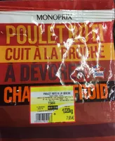 Poulet rôti cuit à la broche