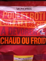Poulet rôti cuit à la broche