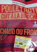Poulet rôti cuit à la broche