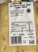AOP COMTÉ FLEUR BUGEY