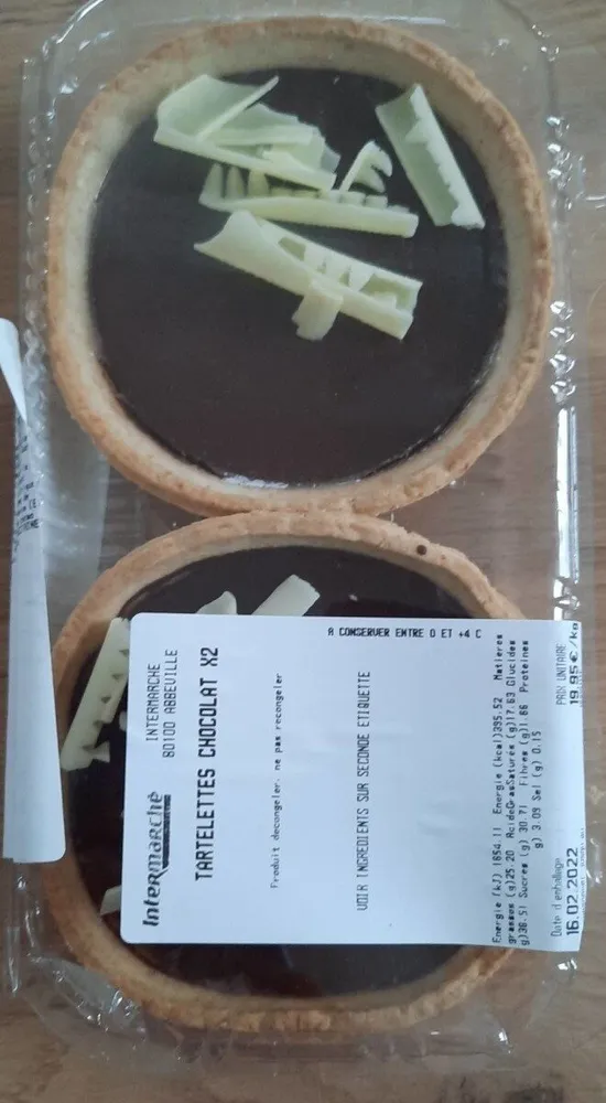 Tartelette au chocolat