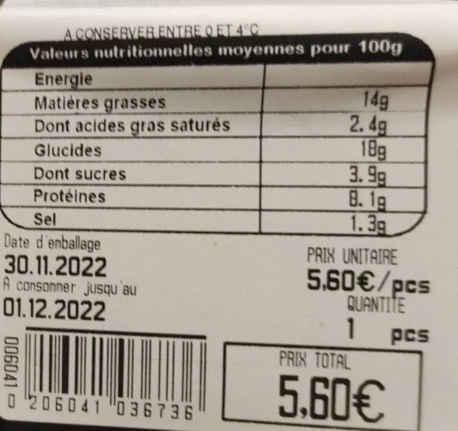 Burger cabillaud Fish Chips