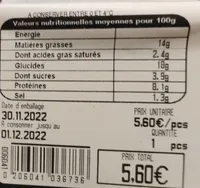 Burger cabillaud Fish Chips