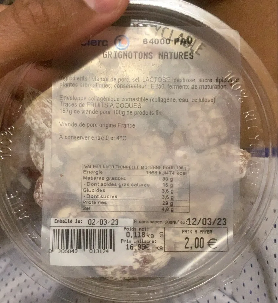 Grignotons nature