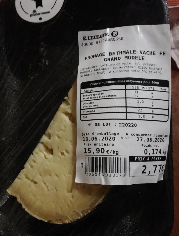 Bethmale vache