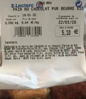 Pain au chocolat pur beurre