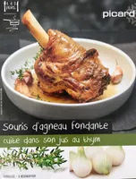 Souris d’Agneau Fondante Cuite dans son Jus au Thym