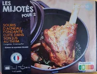 Les Mijotés pour 2 : Souris d'agneau fondante cuite dans son jus de Thym