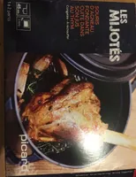 Souris d'agneau fondante cuite dans son jus au thym