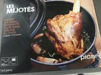 Les mijotés souris d'agneau fondante cuite dabs son jus de thym