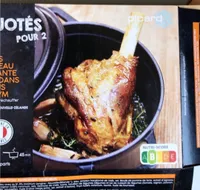 Souris d’agneau fondante cuite dans son jus au thym