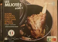 Souris d'agneau fondante cuite dans son jus au thym