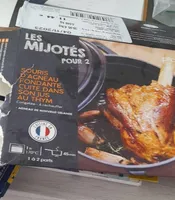 Souris d'agneau cuite sans son jus