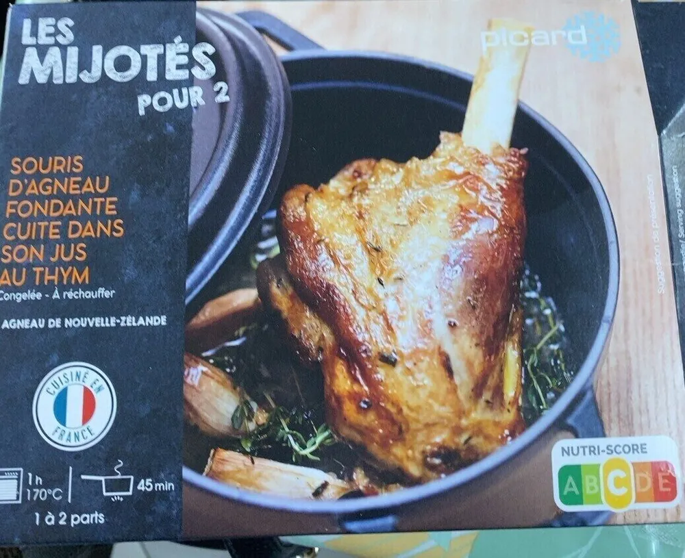 Les mijotés pour deux souris d'agneau