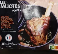 Souris d'agneau mijoté