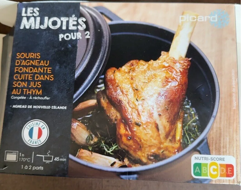 Les mijotés pour 2-Souris d’agneau