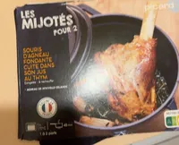 Souris d'agneau fondante cuite dans son jus au thym