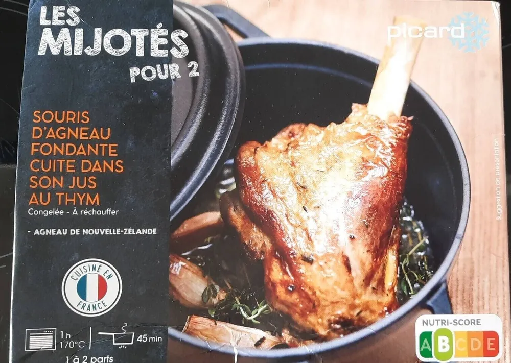Souris d'agneau fondante