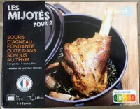 Souris d’agneau fondante cuite dans son jus au thym
