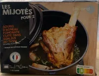 Souris d'agneau fondante cuite dans son jus au thym