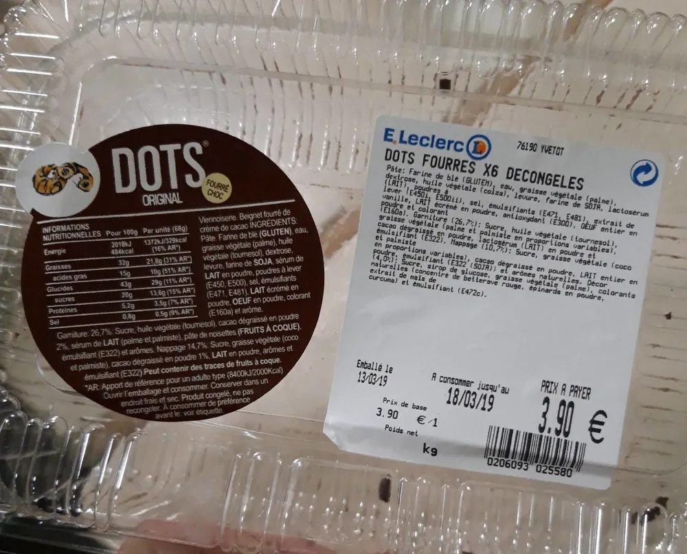 Donnuts fourrés au chocolat