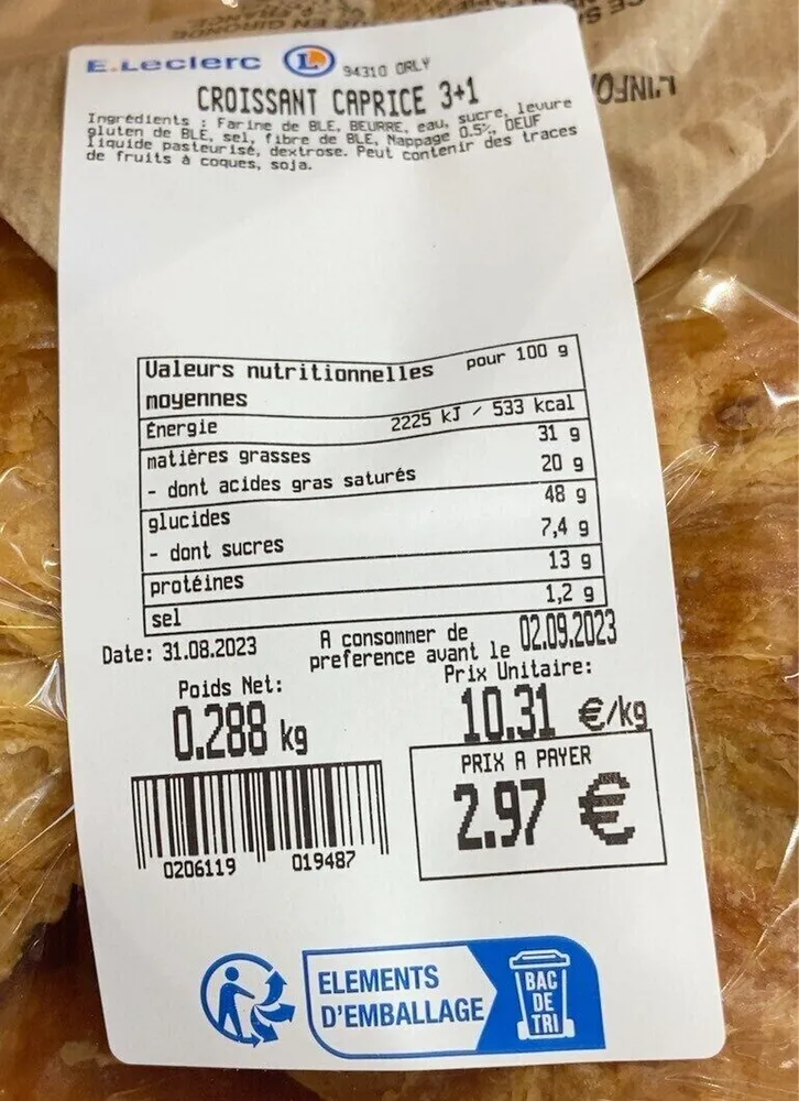 Croissant caprice
