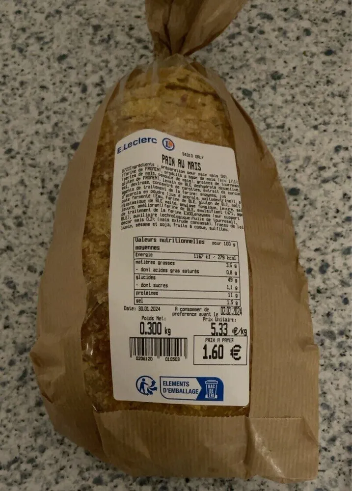 Pain au mais