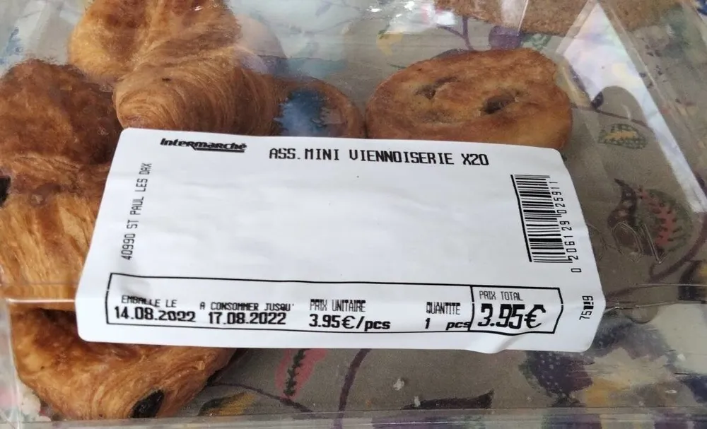 Mini viennoiseries x20