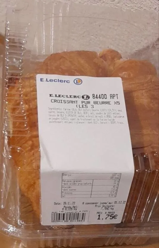 Croissant pur beurre