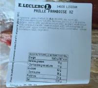 Paille à la Framboise X2