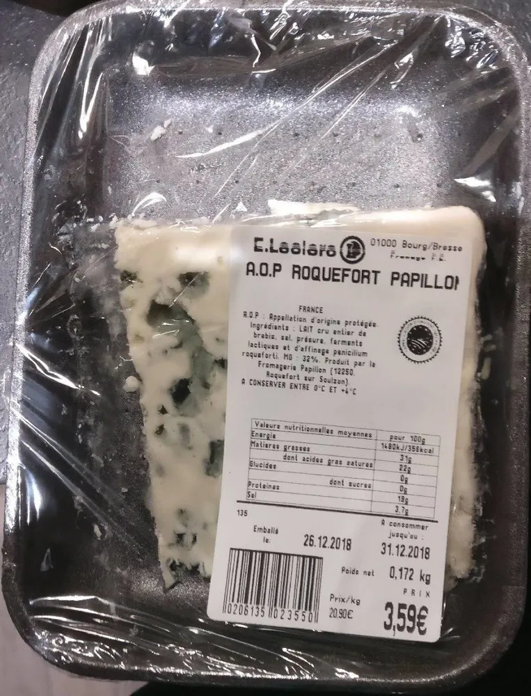 A.O.P Roquefort Papillon