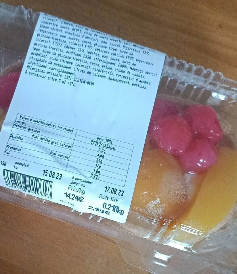 Tartelettes fruit