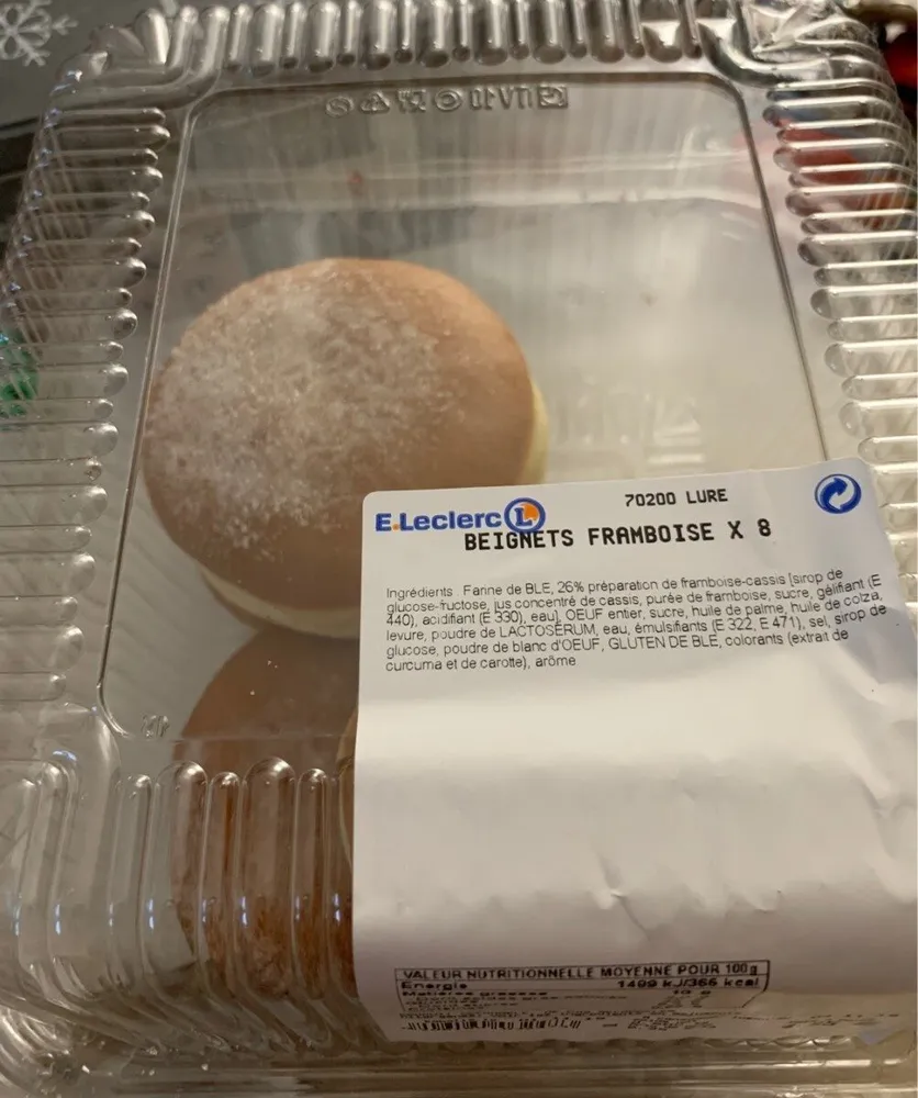 Beignet framboise
