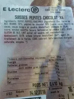 Suisses pépites chocolat x4