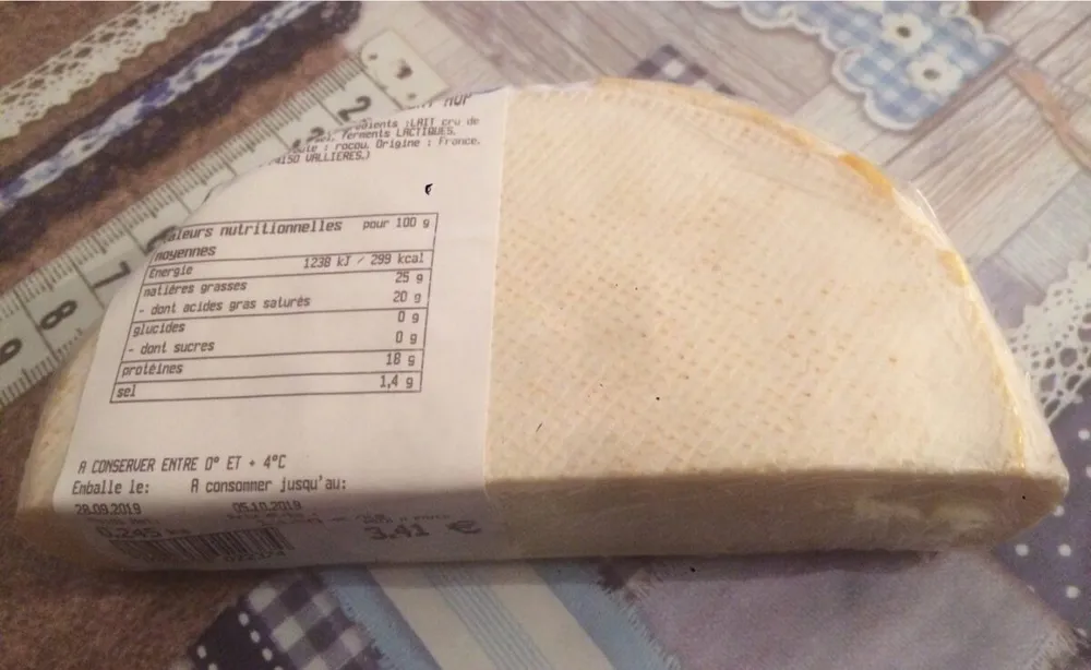 Reblochon fruitier chabert aop