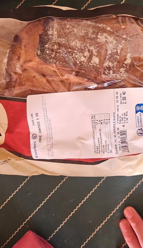 Pavé comptoir 1kg pain