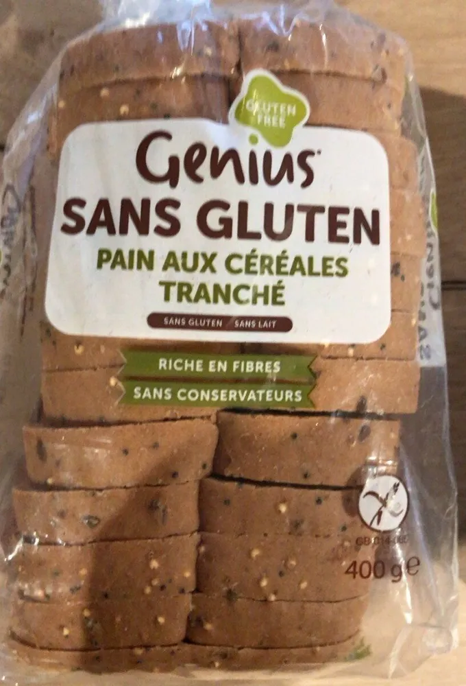 Pain aux cereales tranché