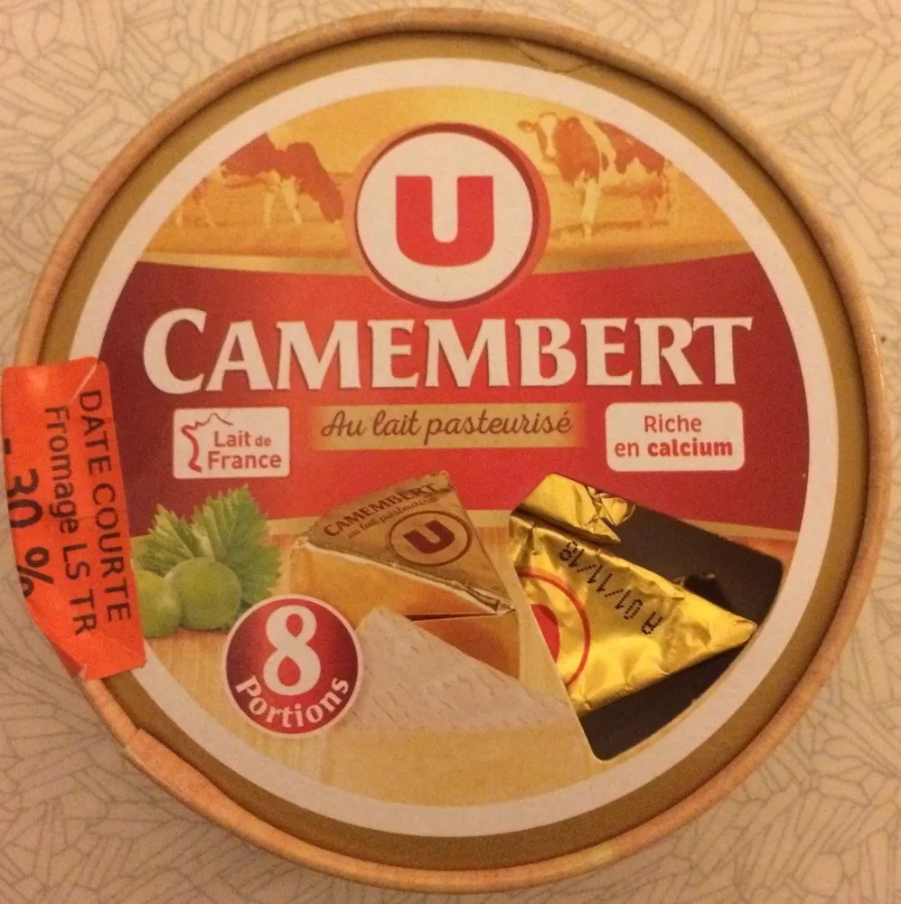 Camembert au lait pasteurisé