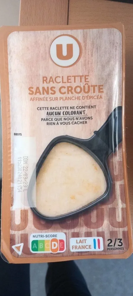Raclette sans croûte u