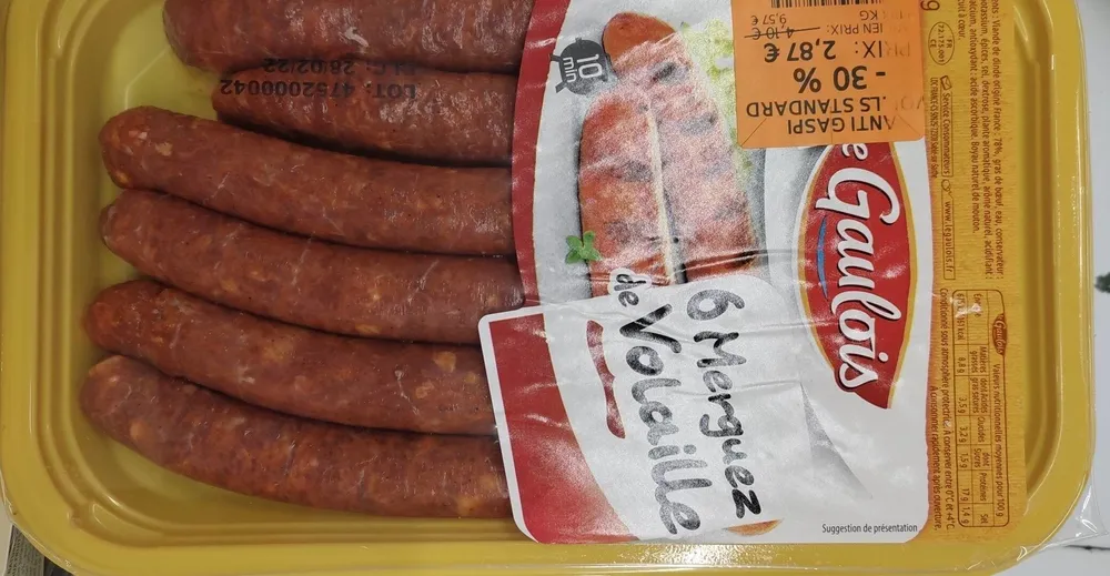 Merguez de volaille