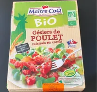Gesier de poulet cuisine en confit