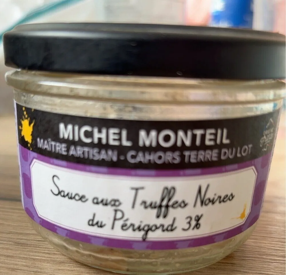 Sauce aux truffes noires du Perigord 3%