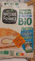2 cordons bleus de poulet bio