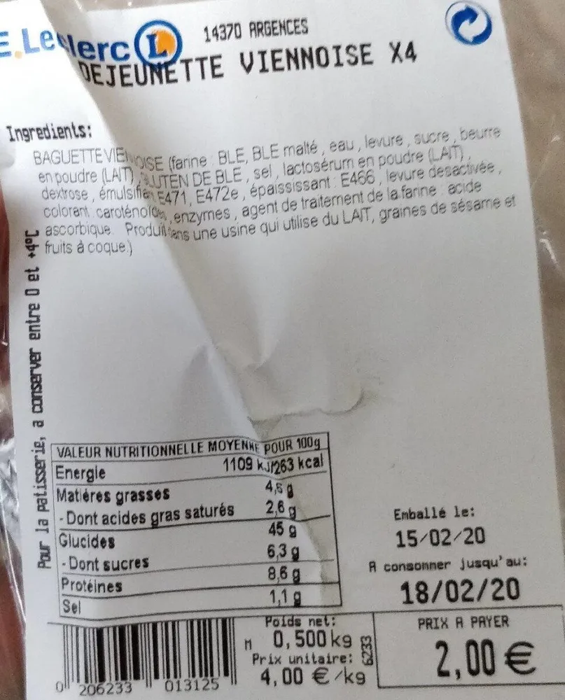 Dejeunette viennoise