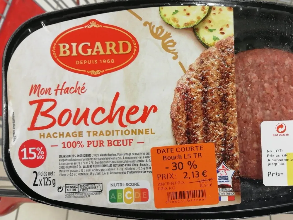 Mon Haché Boucher, hachage traditionel