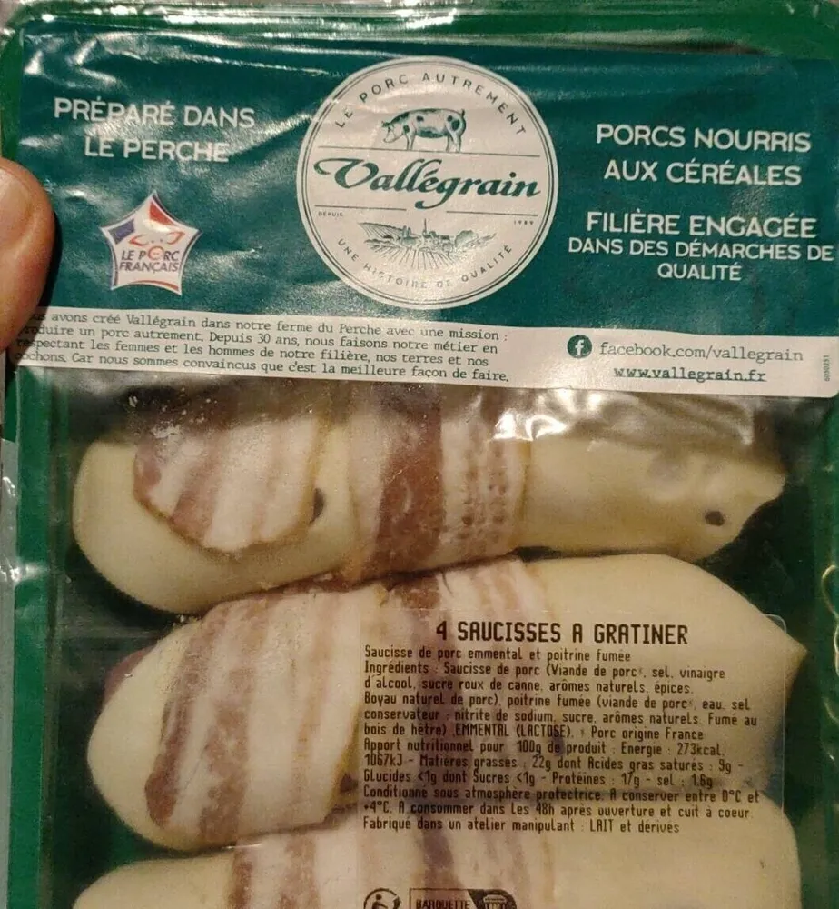 Saucisse a gratiner
