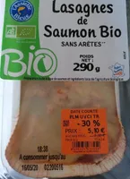 Lasagnes de Saumon Bio